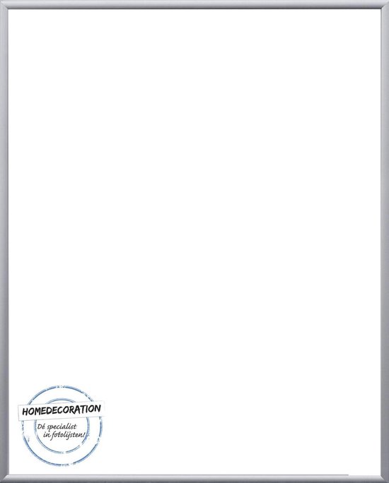 Homedecoration Kampen– Cadre photo - Format photo - 60x72 cm– Aluminium - Argent mat