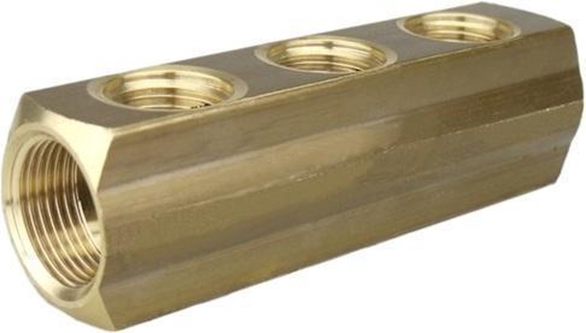Techniparts Verdeelblok RVS 1 (5 x 1 2) L=293