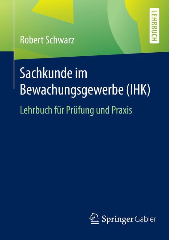 Sachkunde im Bewachungsgewerbe (IHK) - cover