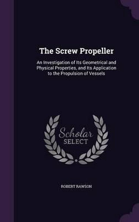 The Screw Propeller - cover