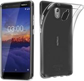 Nokia 3.1 siliconen hoesje - Transparant