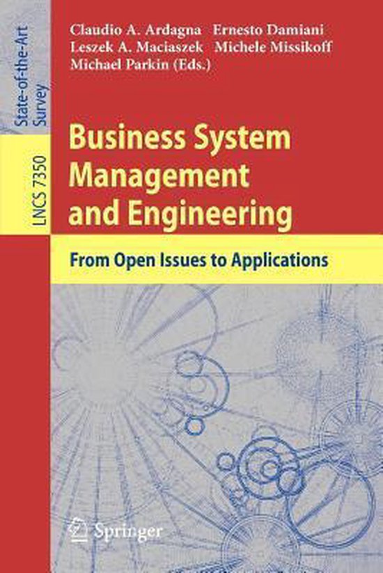 Business System Management and Engineering - cover