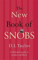 Boek met de titel "The New Book of SNÖBS" door D.J. Taylor op een rode gestreepte achtergrond.