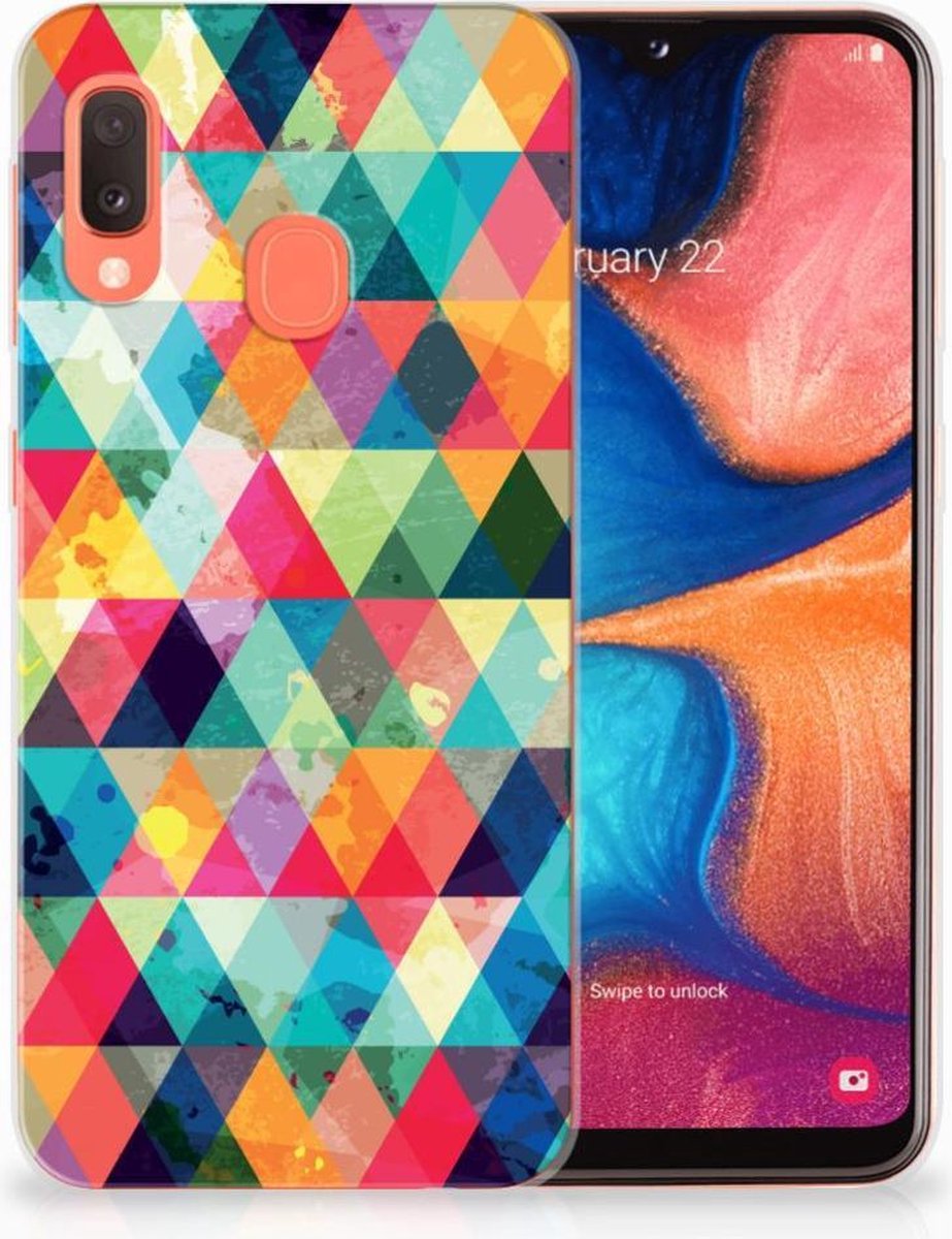 Samsung Galaxy A20e TPU bumper Geruit
