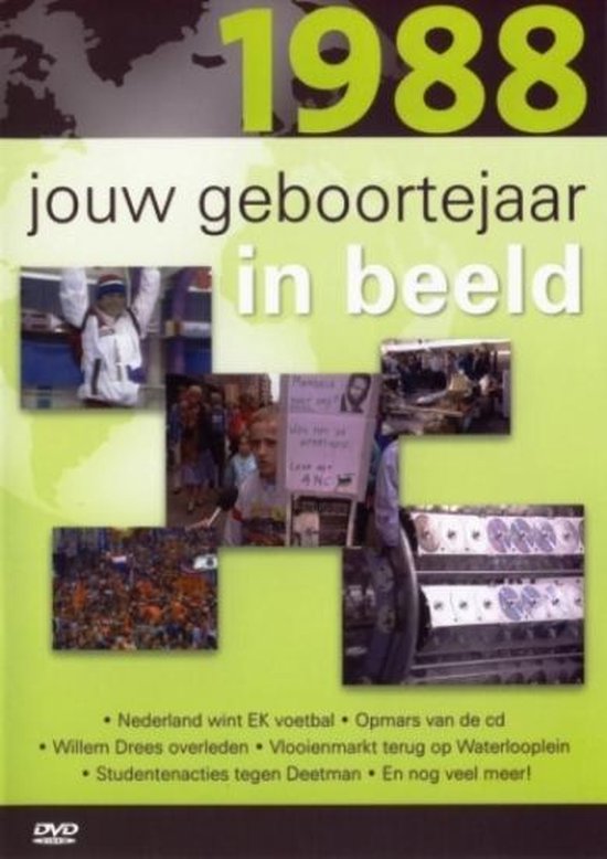 Cover van de film 'Jouw geboortejaar in beeld 1988 DVD'