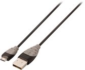 Bandridge 3m USB 2.0 A - Micro B m/m, 3 m, USB A, Micro-USB B, USB 2.0, Mâle/Mâle, Noir