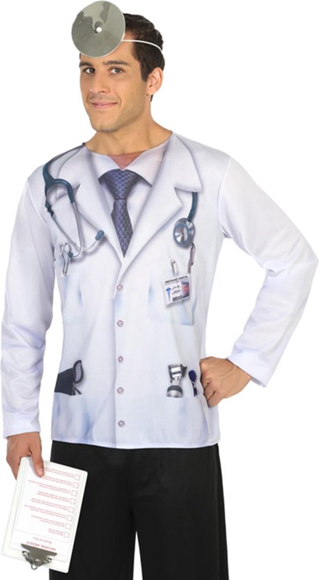 Dokter fop-shirt voor volwassenen Verkleedkleding - M/L | bol.com