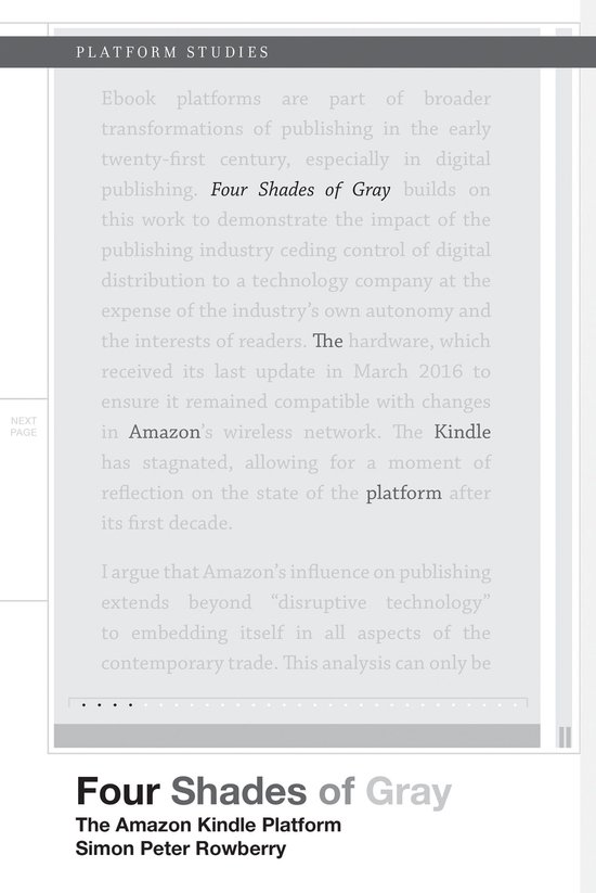 Platform Studies - Four Shades of Gray - cover