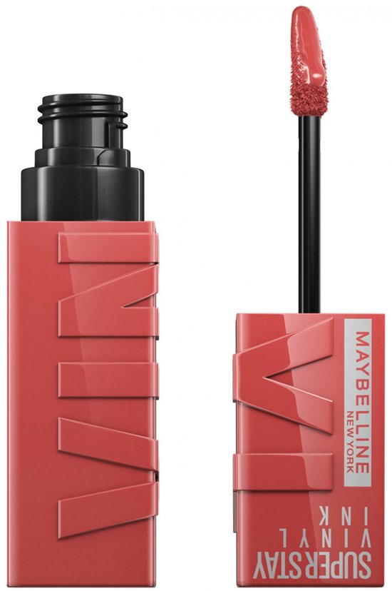 Ink Rood Maybelline SuperStay Vinyl Ink Lipstick - Peachy - Langhoudend - 16 uur ...