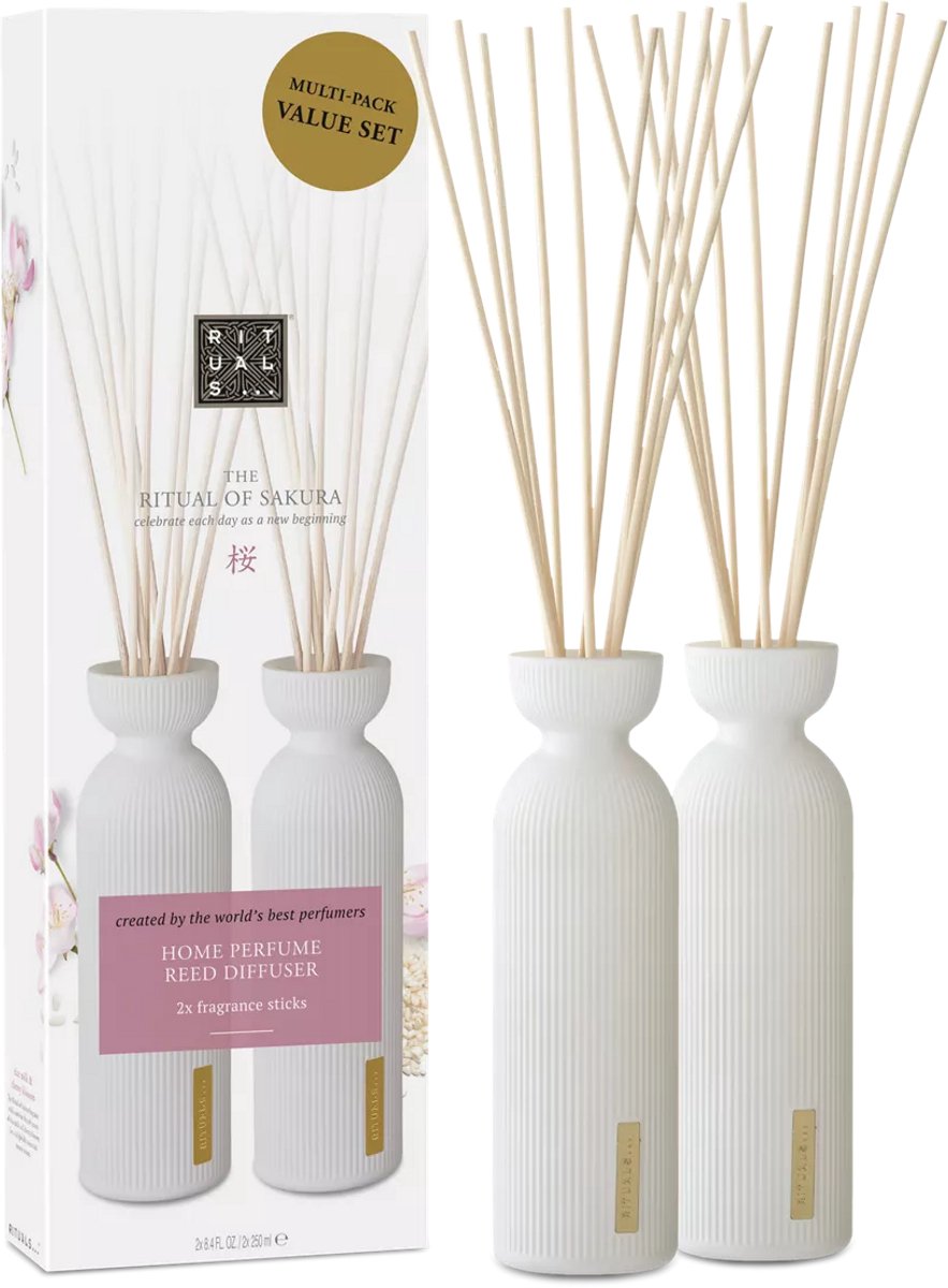 Rituals of Sakura - Geurstokjes - 2 x 250ml=500 ml + Gift Bag