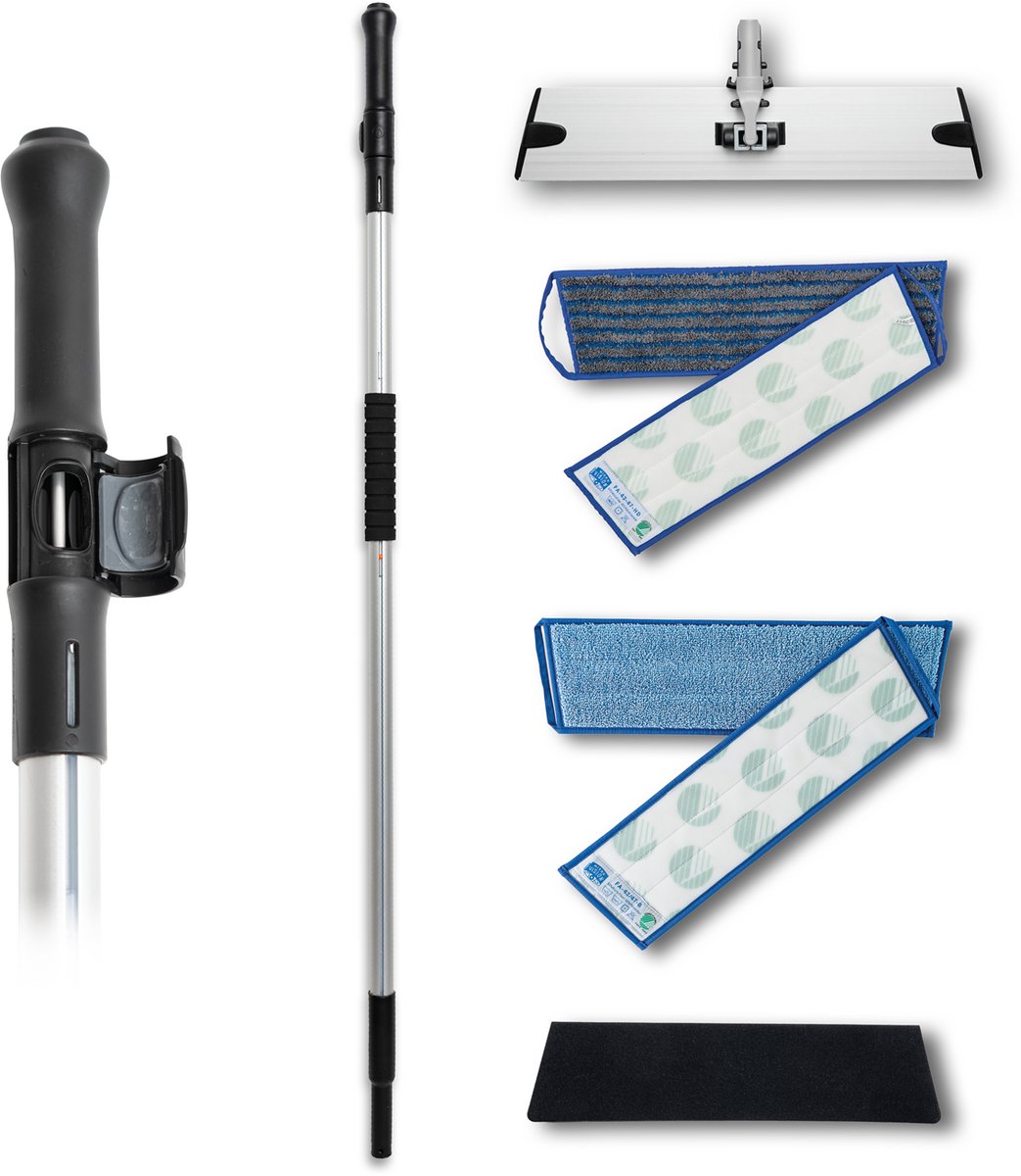 Numatic vloerwisset 40cm met sprayfunctie / Nu-tech / spray mopsteel/microvezel