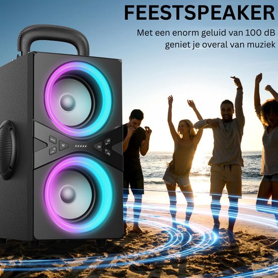 DailySupplies® Party Speaker - Bluetooth Box - Partybox van DailySupplies® — afbeelding 4
