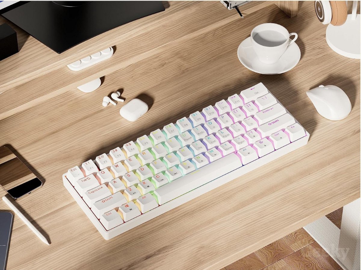 DailySupplies Mechanical Keyboard - Wit thumbnail 6