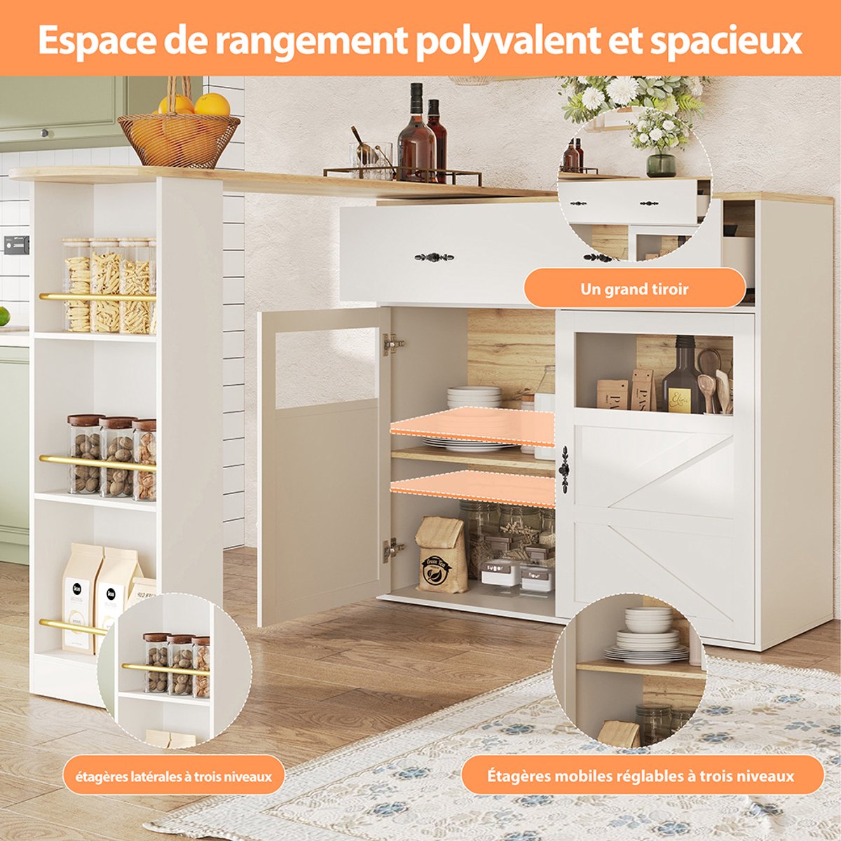 Opvouwbare eettafel Uitschuifbare muur gemonteerde bureau, keuken tafel met grote opslag, multifunctionele werkplek bureau, voor eetkamer, woonkamer, lounge Opvouwbare eettafel Uitschuifbare muur gemonteerde bureau, keuken tafel met grote opslag, multifunctionele werkplek bureau, voor eetkamer, woonkamer, lounge