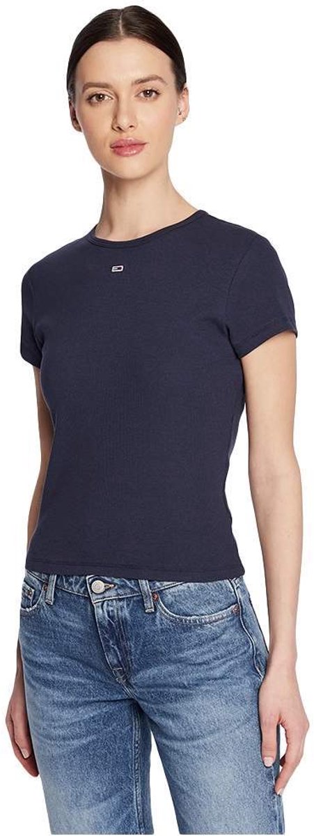Essential T-shirt Vrouwen Blauw