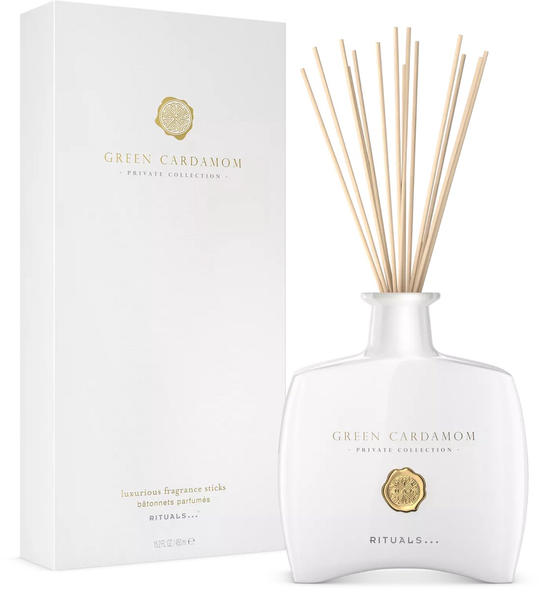 Rituals- Green Cardamom - Geurstokjes - Fragrance Sticks 450 ml + Gift Bag