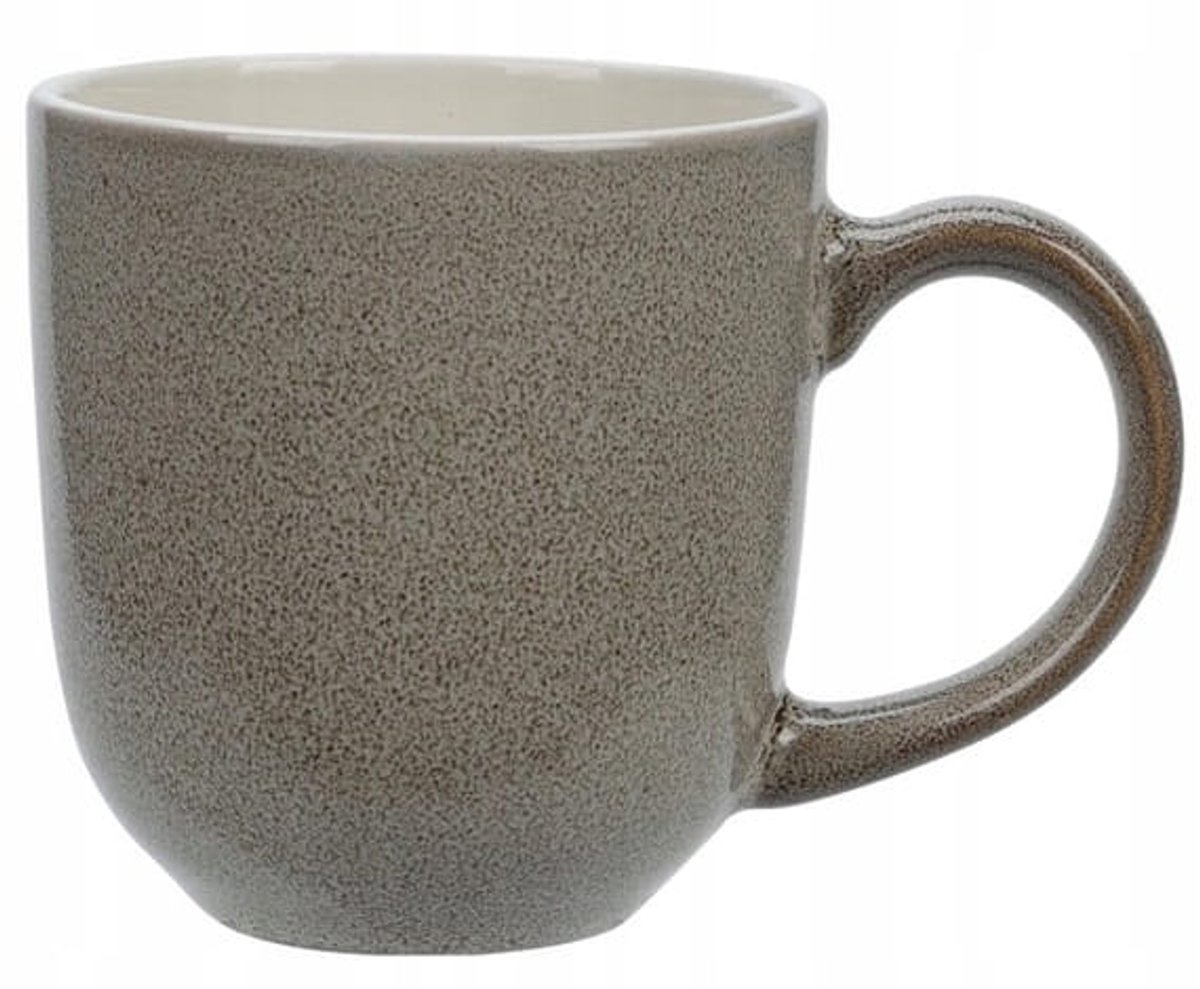 Koopman - Keramische Beker - 350 ml - Gemêleerd Ontwerp - Vaatwasser- en Magnetronbestendig