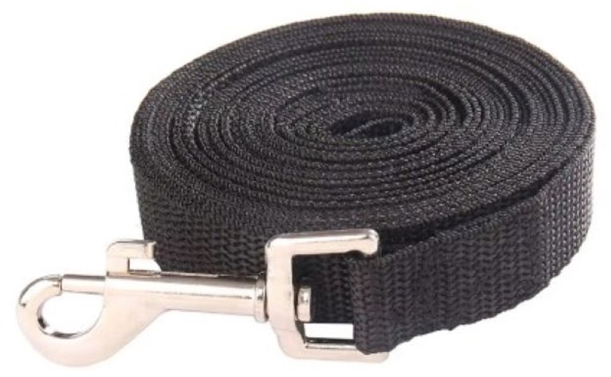 Trainingslijn 10 Meter - Nylon - Zwart