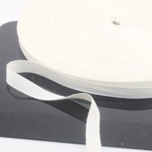 100 mètres de ruban à chevrons/ruban sergé en coton, largeur 12 mm, Prima qualité, couleur blanc