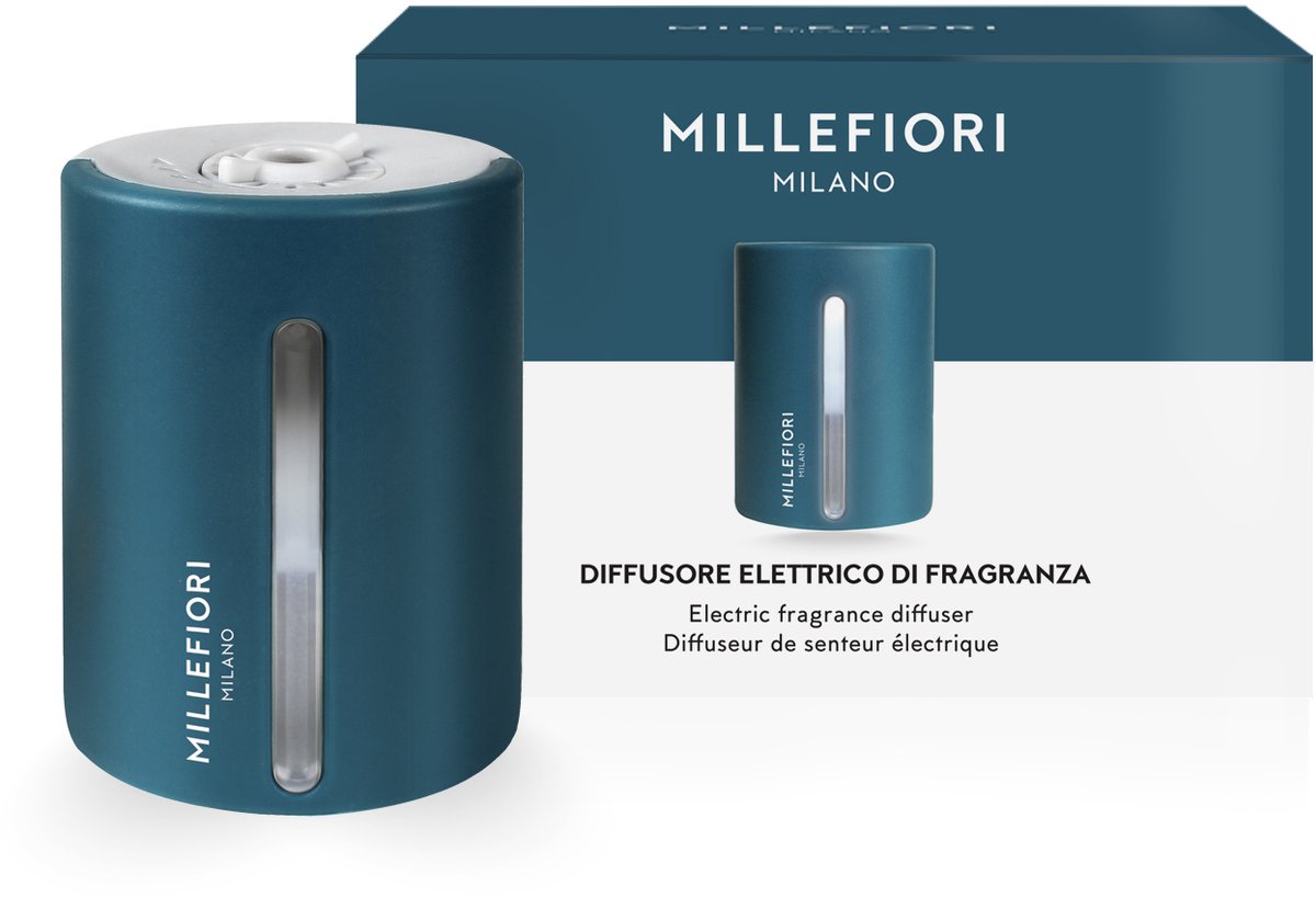 Millefiori Milano - Elektrische Geurverspreider - Pearl Teal - Stopcontact