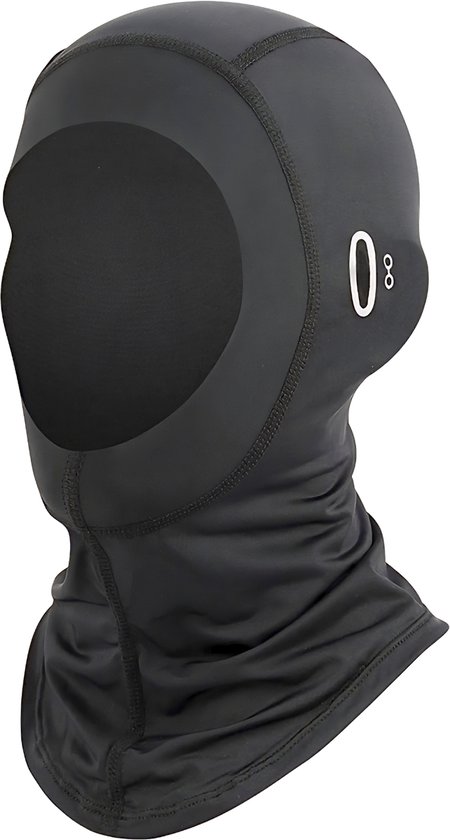 Somstyle Helmmuts Open - Balaclava - Motor / Scooter Bivakmuts - Zwart