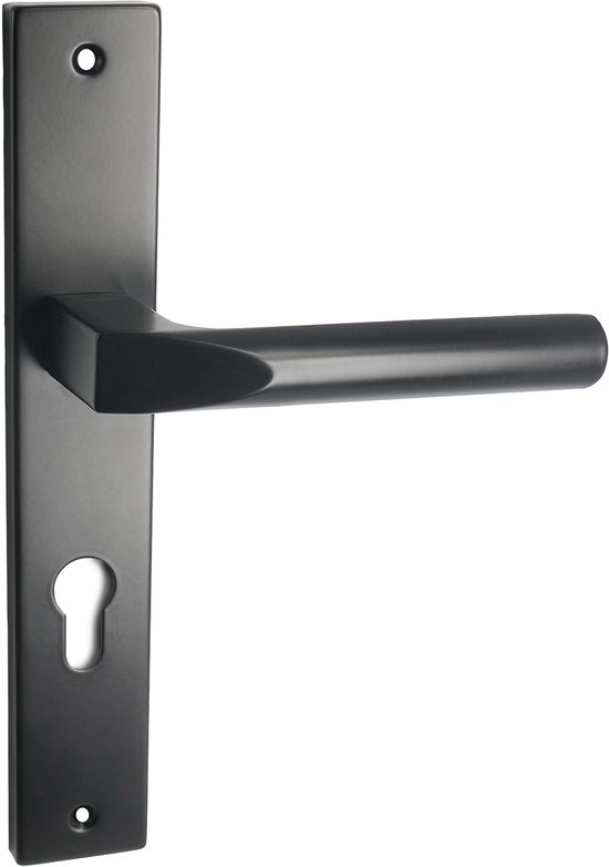 Intersteel Deurkruk Moora op rozet 50x50x10 mm aluminium zwart kope