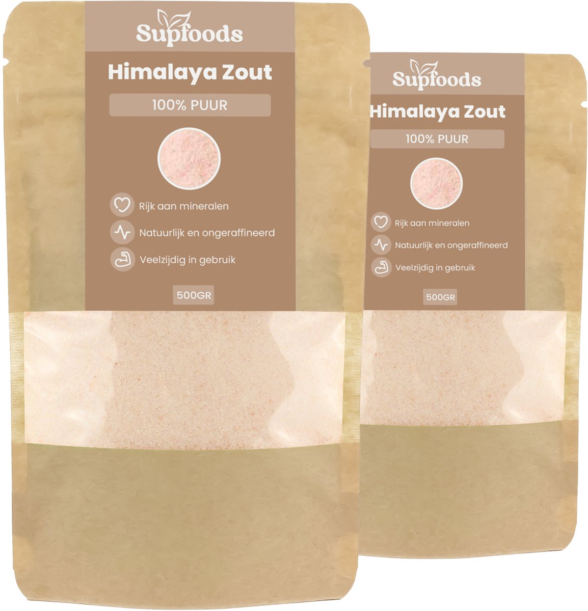 Himalaya Zout 100% Puur - 1000gram - Ideaal als Natuurlijk Keukenzout, Ontspannend Badzout of Gezichtsscrub - Himalaya Zout Fijn