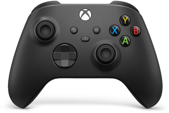 Manette sans fil Xbox Carbon Black pour Xbox Series X|S, Xbox One, Windows 10 et Mobile