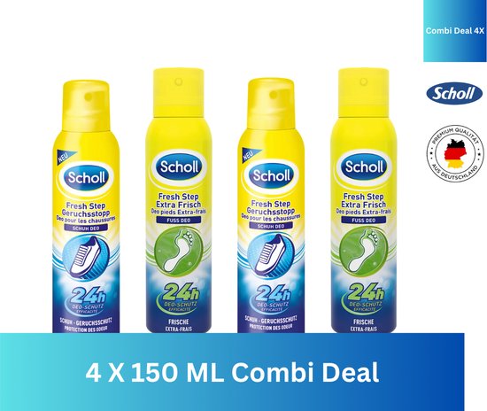Scholl Fresh Step Deodorant Spray Shoes 150ml - Scholl Belgique | Soins des pieds, orthèses et conseils