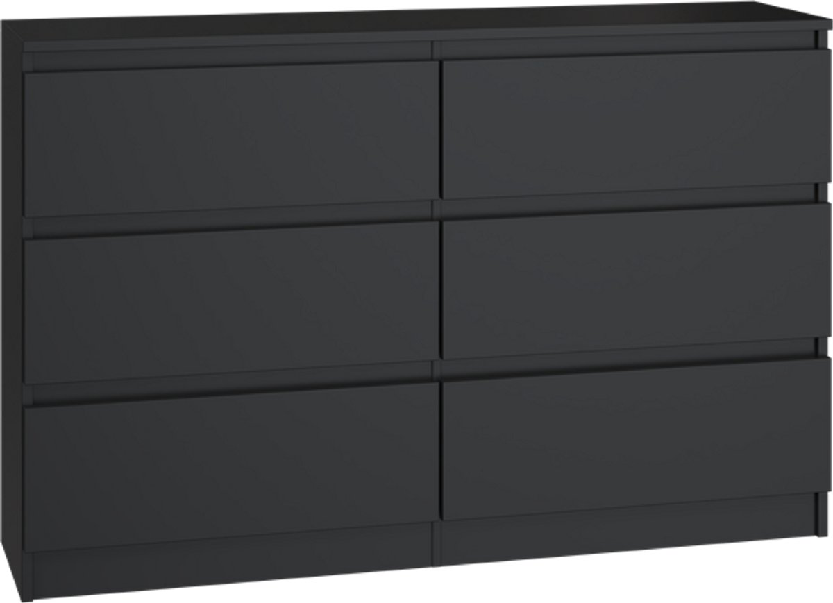 Ladekast zwart - 120cm