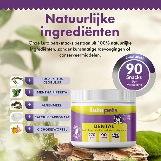 Hond - Gebit & Adem - 120 Snoepjes