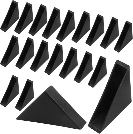 AERZETIX: C64850-4er Set Möbelfüße aus Kunststoff - dreieck 75/75/105mm