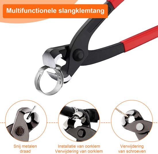 Slangklem Set RVS - Einoor Slangklemmen - Slang Bevestigingsringen - Voor Buizen & Slangen - Gereedschap - Volwassenen - Zilver - 6-21mm - 100 Stuks van Merkloos — afbeelding 2