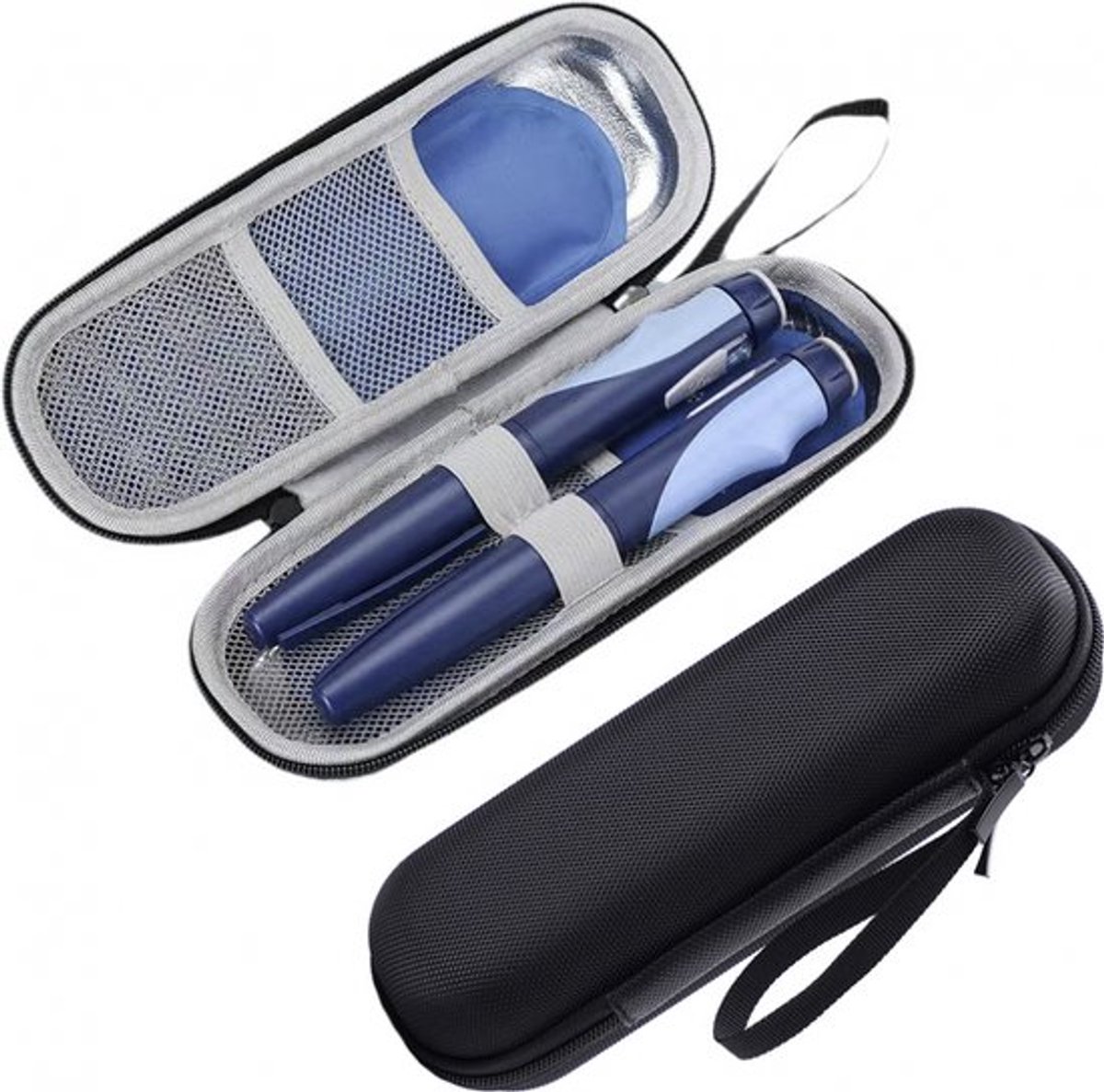 2 Stuks - Diabetes koeltas - koeltas - diabetes etui - Diabetes tas - diabetes etui - insuline spuiten - reis etui - Geen gel pack inbegrepen