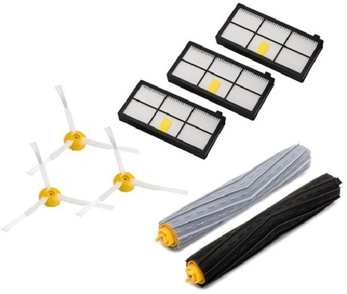 8x Accessoires voor veegrobots geschikt voor de iRobot Roomba 800 en 900 Serie
