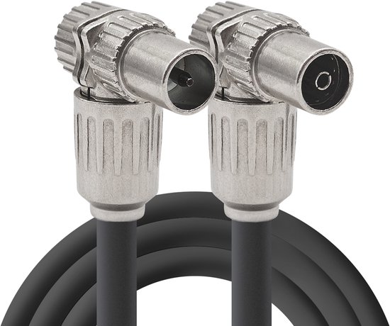 Coaxkabel 100 dB | IEC (Coax) Male - IEC (Coax) Female | 2,0 m | Wit