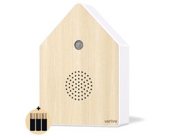 Verivo Vogelhuisje met geluid - Vogelhuisje met geluid - Vogelhuisje - Sensor - Vogelgeluiden huisje voor op toilet - Incl. Batterijen - Toilet, Badkamer, gang, kantoor