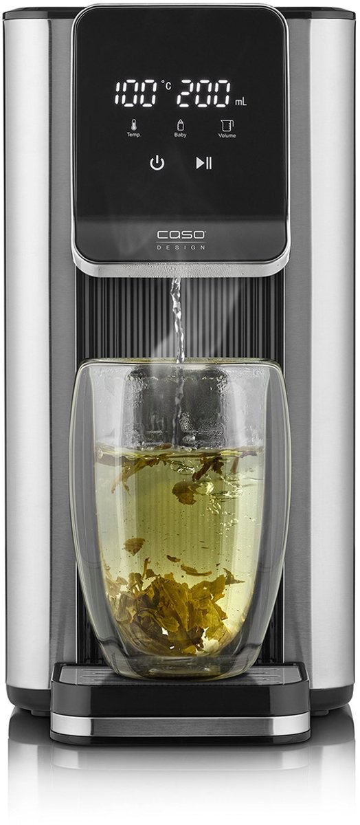 Caso HW 630 Heetwaterdispenser - Heetwatertap - 40-100°C - 100-400 ml - Instant Waterkoker - 2.5L