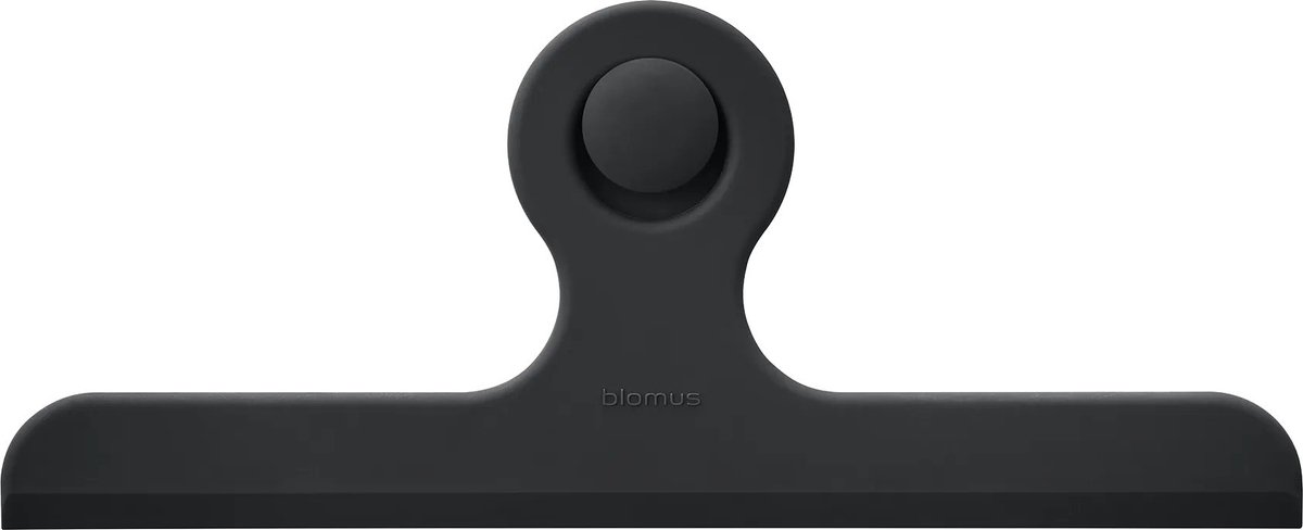 Blomus KAPI Douchewisser - Zwart - 27 cm - Met Muurhouder