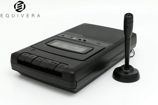 Equivera Cassette Speler - Cassette - Cassettespeler - Cassettebandjes - Cassetterecorder