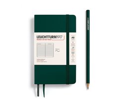 Leuchtturm1917 A6 Pocket Notitieboek ruled softcover Forest Green