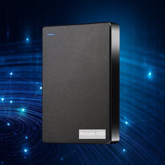 Dutch Wanted Fast Plus - Externe Harde Schijf - Harde Schijf Extern - 1TB (2x500GB) Opslag - Inclusief Type-C adapter - Harde schijf voor telefoon