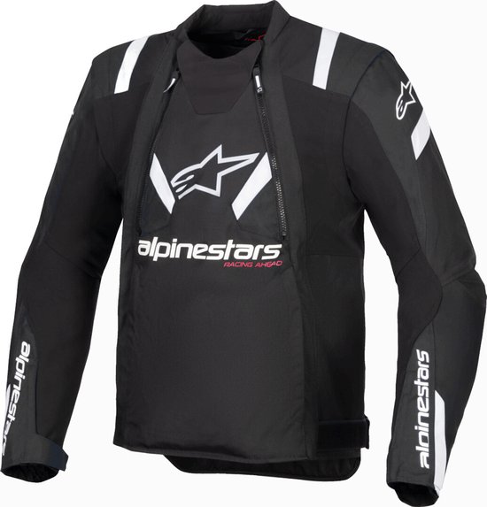 Alpinestars T-Stunt Air Zwart Wit Motorjas - Maat 3XL - Jas