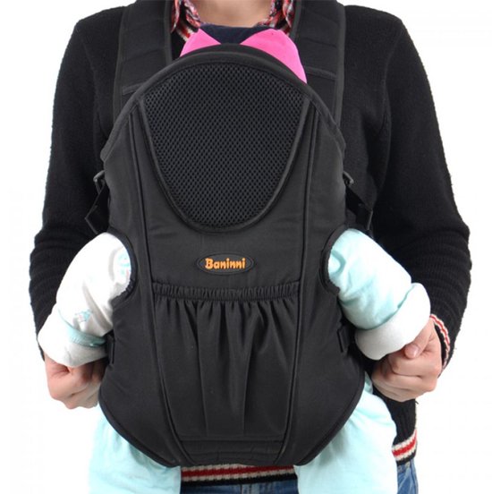 Baninni Draagzak - Buikdrager Sacco Prestigio 2-in-1 Zwart van Baninni — afbeelding 3