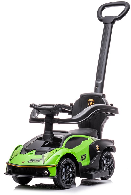 Billy Loopauto met Duwstang Lamborghini SCV12 Groen