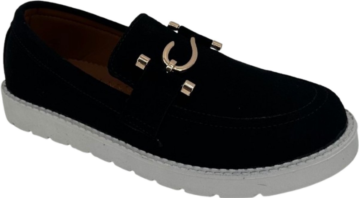 Royal Walk® Loafers Heren - Heren Schoenen - Heren Instappers - Lichtgewicht - Zwart - Maat 41