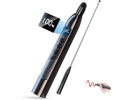 Gadgetplace Professionele Presenter Pro met Laser Pointer en Timingsfunctie - 30M bereik - PowerPoint Afstandsbediening - Presentatie Klikker - Aanwijsstok