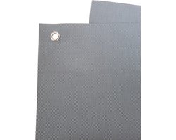 Screendoek - 1 x 2 mtr - warmte buiten houden - schaduwdoek- grijs- zonwering- dhz