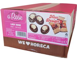Time to Enjoy chocolates - Belgische chocolade puur melk wit - 120 stuks verpakt - chocola - Lady Rose