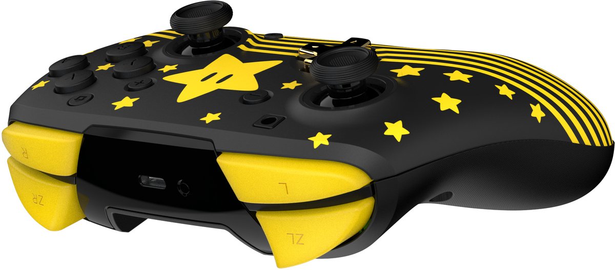 Turtle Beach Rematch Glow In The Dark - Draadloze Controller - Nintendo Switch & Nintendo Switch 2 - Super Mario Star – foto 3